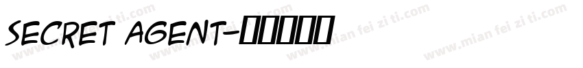 Secret Agent字体转换